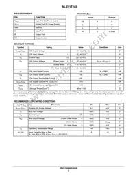 NLSV1T240MUTBG Datasheet Page 2