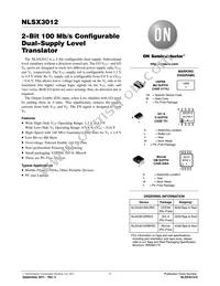 NLSX3012DMR2G Datasheet Cover