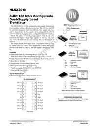 NLSX3018DWR2G Datasheet Cover