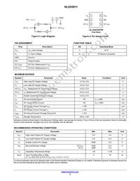 NLSX5011BMX1TCG Datasheet Page 3