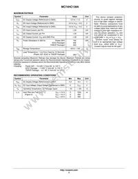 NLV74HC138ADTR2G Datasheet Page 3