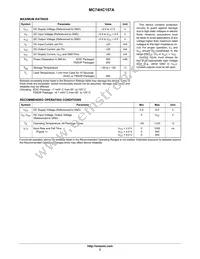 NLV74HC157ADTR2G Datasheet Page 2