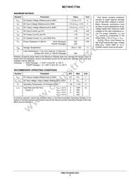 NLV74HC175ADTR2G Datasheet Page 3