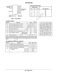 NLV74HC259ADTR2G Datasheet Page 2