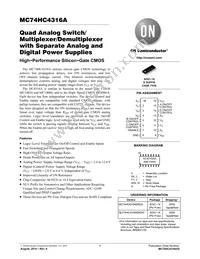 NLV74HC4316ADR2G Datasheet Cover