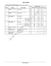 NLV74HC589ADG Datasheet Page 3