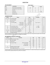 NLVSV1T244MUTBG Datasheet Page 2