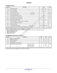 NLX2G16CMX1TCG Datasheet Page 2