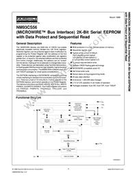 NM93CS56N Datasheet Cover