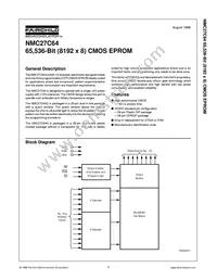 NMC27C64QE150 Datasheet Cover