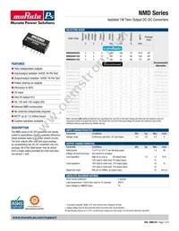 NMD120515SC Datasheet Cover