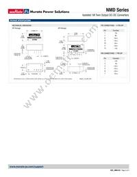 NMD120515SC Datasheet Page 3