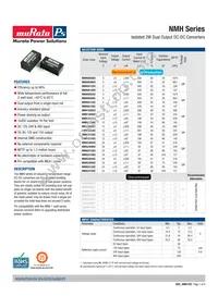NMH2405DC Datasheet Cover