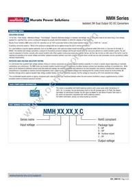 NMH2405DC Datasheet Page 3