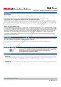 NMK1512SC Datasheet Page 3