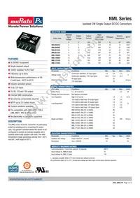 NML1205SC Datasheet Cover