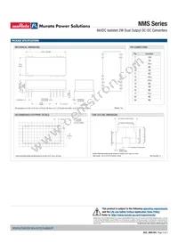 NMS0512C Datasheet Page 3