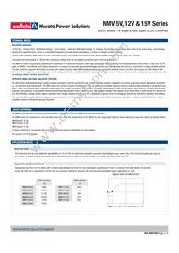NMV1512SC Datasheet Page 3
