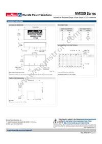 NMXS1205SOC Datasheet Page 3