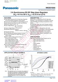 NN30310AAVB Datasheet Cover