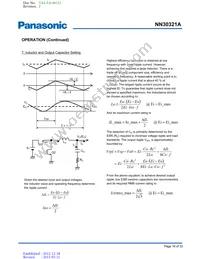 NN30321A-VB Datasheet Page 16