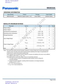 NN30332A-VB Datasheet Page 2