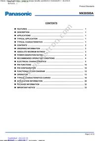 NN30500A-VB Datasheet Page 2