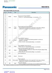 NN31001A-BB Datasheet Page 10