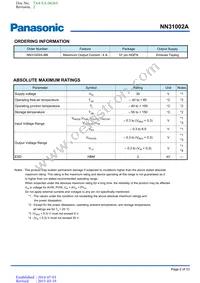 NN31002A-BB Datasheet Page 2