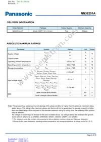 NN32251A-VT Datasheet Page 2