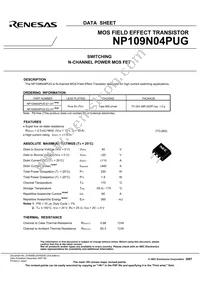 NP109N04PUG-E1-AY Datasheet Page 3