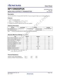 NP110N055PUK-E1-AY Datasheet Cover