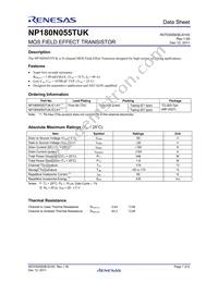 NP180N055TUK-E1-AY Datasheet Cover