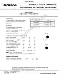 NP22N055SHE-E1-AY Datasheet Page 3