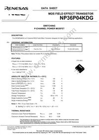 NP36P04KDG-E1-AY Datasheet Page 3