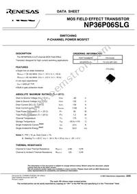 NP36P06SLG-E1-AY Datasheet Page 3