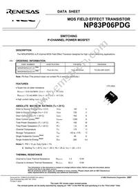 NP83P06PDG-E1-AY Datasheet Page 3