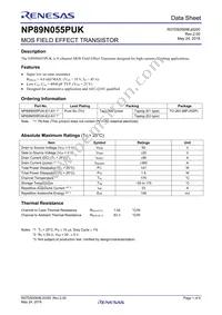 NP89N055PUK-E1-AY Datasheet Cover