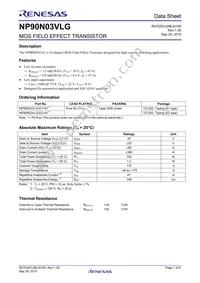 NP90N03VLG-E1-AY Datasheet Cover