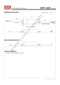NPF-40D-42 Datasheet Page 7