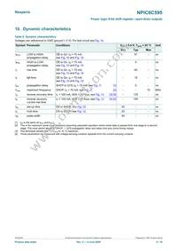 NPIC6C595D Datasheet Page 8