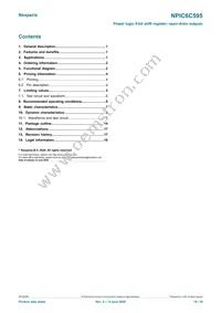 NPIC6C595D Datasheet Page 19