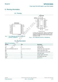 NPIC6C596ABQX Datasheet Page 4