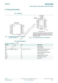 NPIC6C596PW Datasheet Page 4