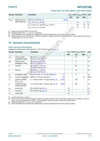 NPIC6C596PW Datasheet Page 7