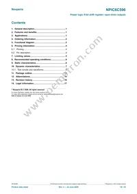 NPIC6C596PW Datasheet Page 18