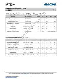 NPT2010 Datasheet Page 2