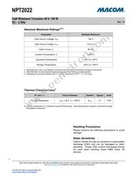 NPT2022 Datasheet Page 3