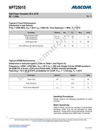 NPT25015D Datasheet Page 2