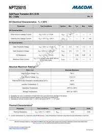 NPT25015D Datasheet Page 3
